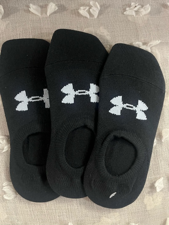 Under Armour Shoes - Set of three Women’s Black Low-Cut No-Show Socks under armor